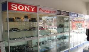 博運貨架廠專業定做服裝展柜 鞋柜 飾品化妝品箱包貨架 珠寶柜