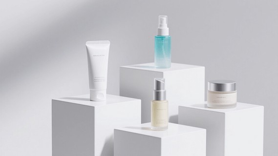 化妝品包裝背景