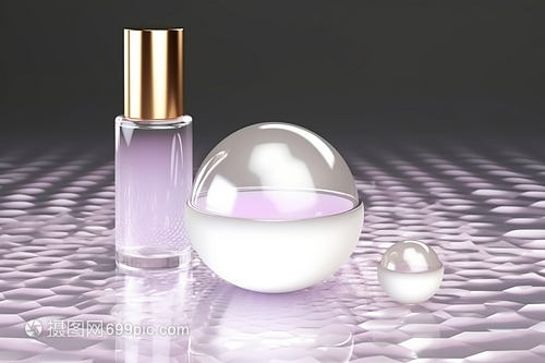 3d渲染化妝品